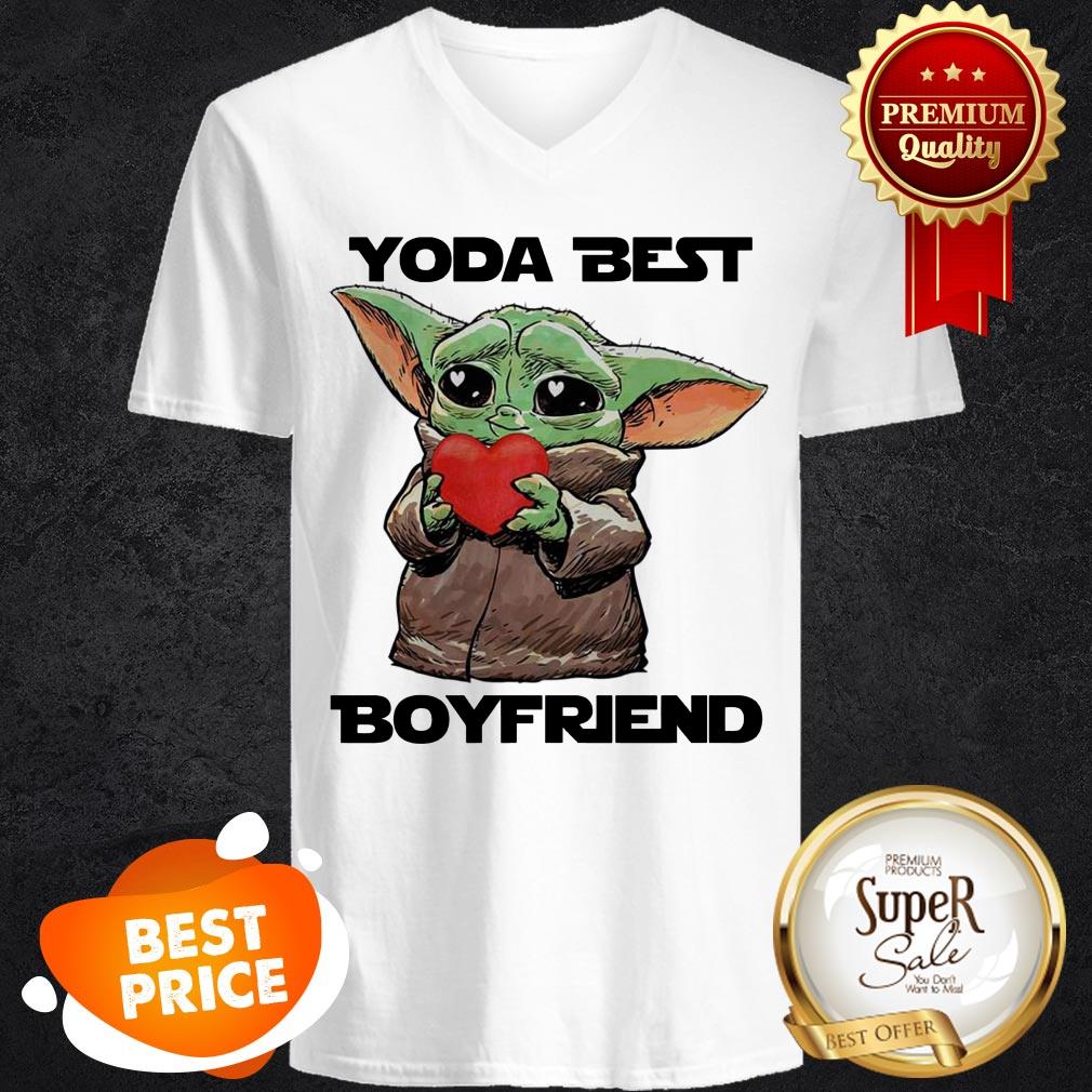 Baby Yoda Best Boyfriend V-neck