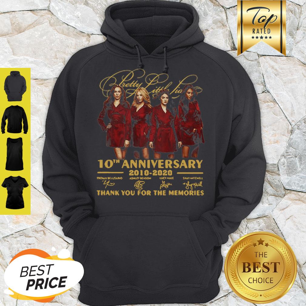 Pretty Little Liars 10th Anniversary 2010 2020 Signatures Hoodie
