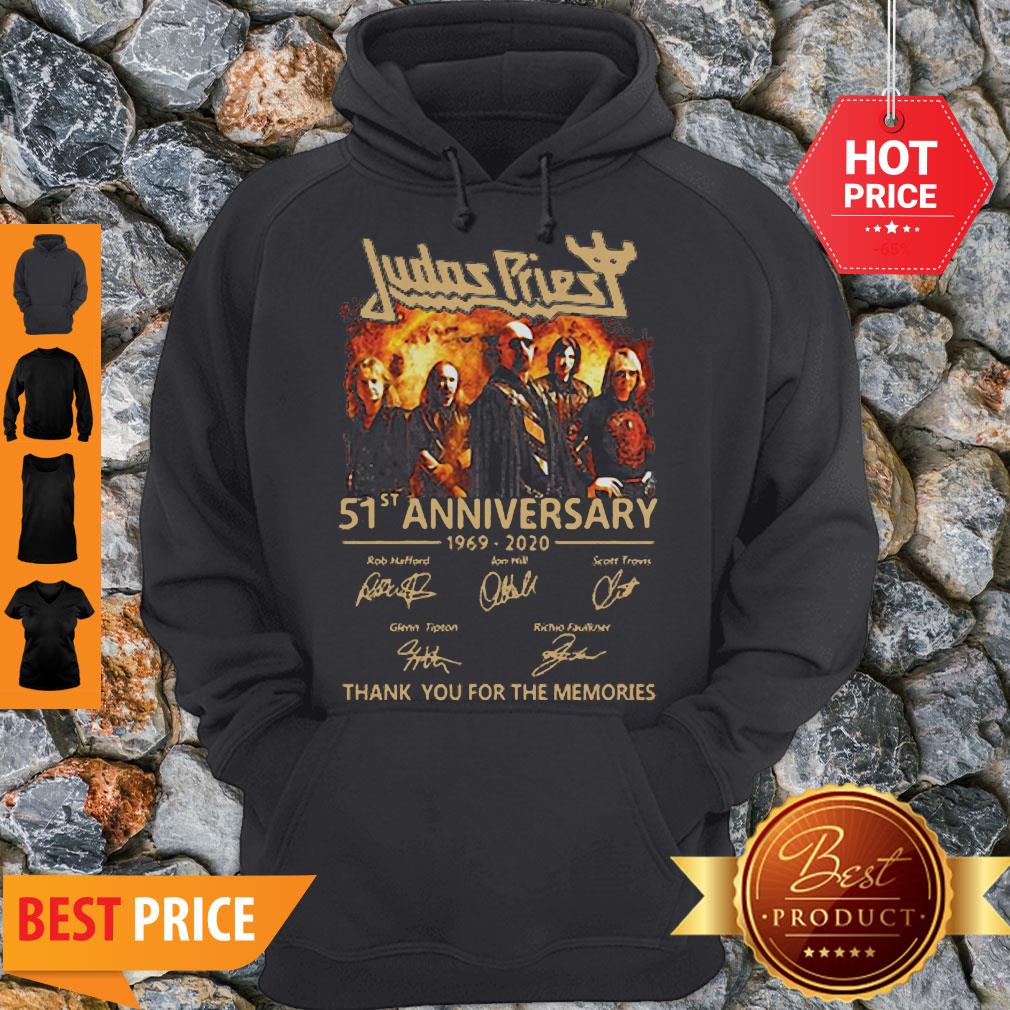 Judas Priest 51st Anniversary 1969-2020 Signatures Hoodie