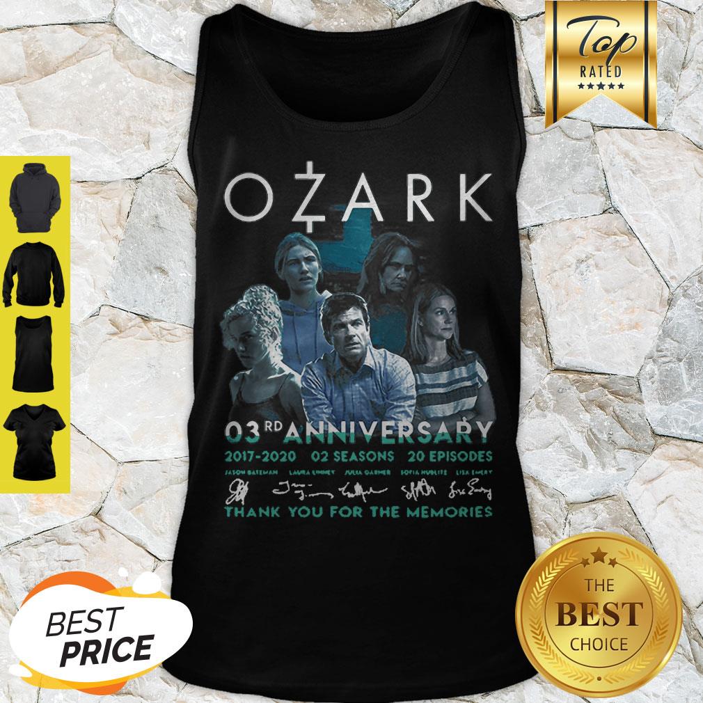 Ozark 03rd Anniversary 2017 2020 02 Seasons 20 ep Signatures Tank Top