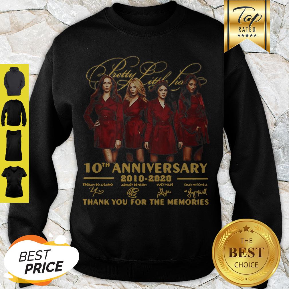 Pretty Little Liars 10th Anniversary 2010 2020 Signatures Sweatshirt