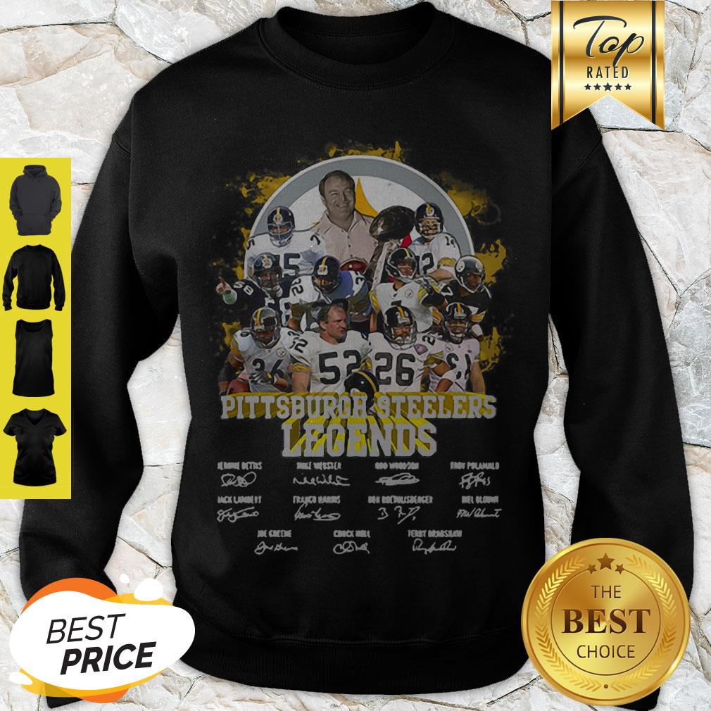 Pittsburgh Steelers Legends All Team Player Signatures Sweatshirt