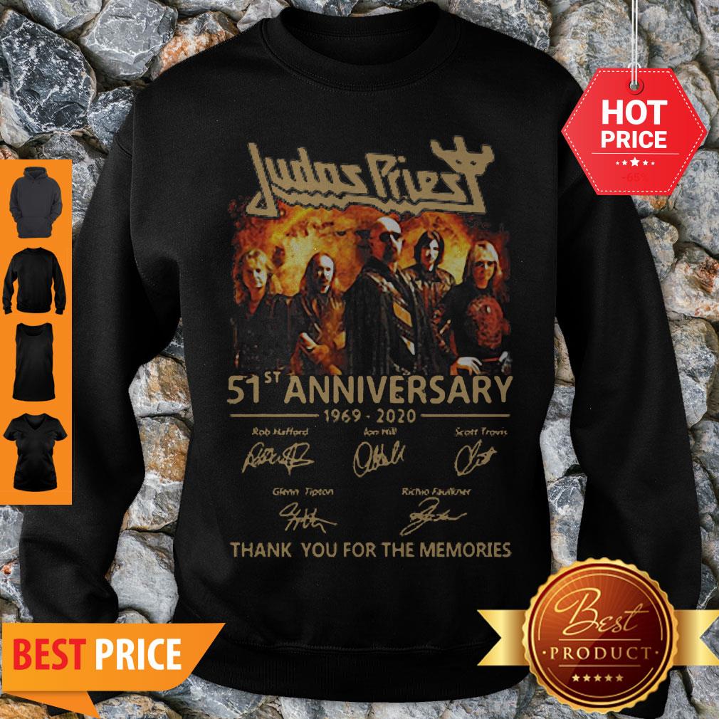 Judas Priest 51st Anniversary 1969-2020 Signatures Sweatshirt
