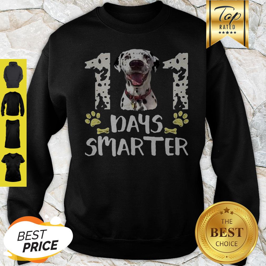 Dalmatian 101 Days Smarter School Teacher Sweatshirt