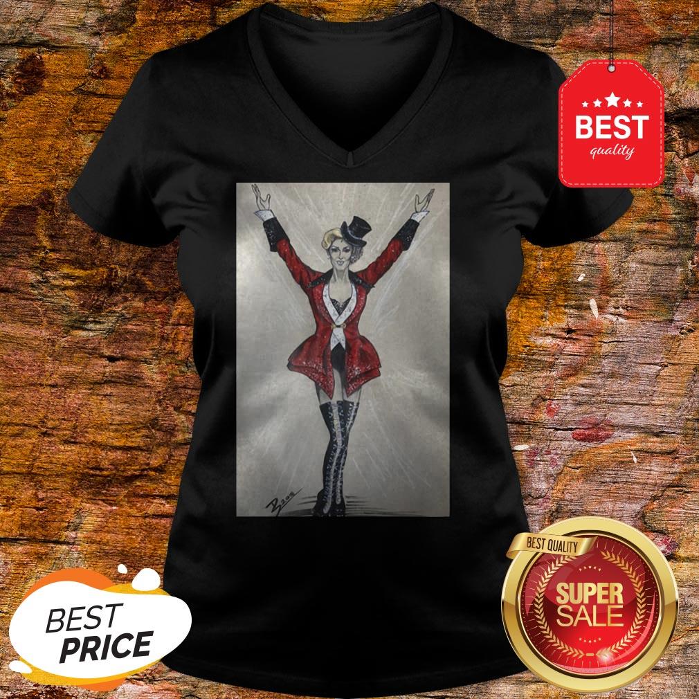 Official English Rider Angel Kinky Boots V-neck