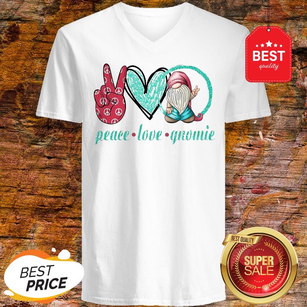 Official Peace Love Gnomie V-neck