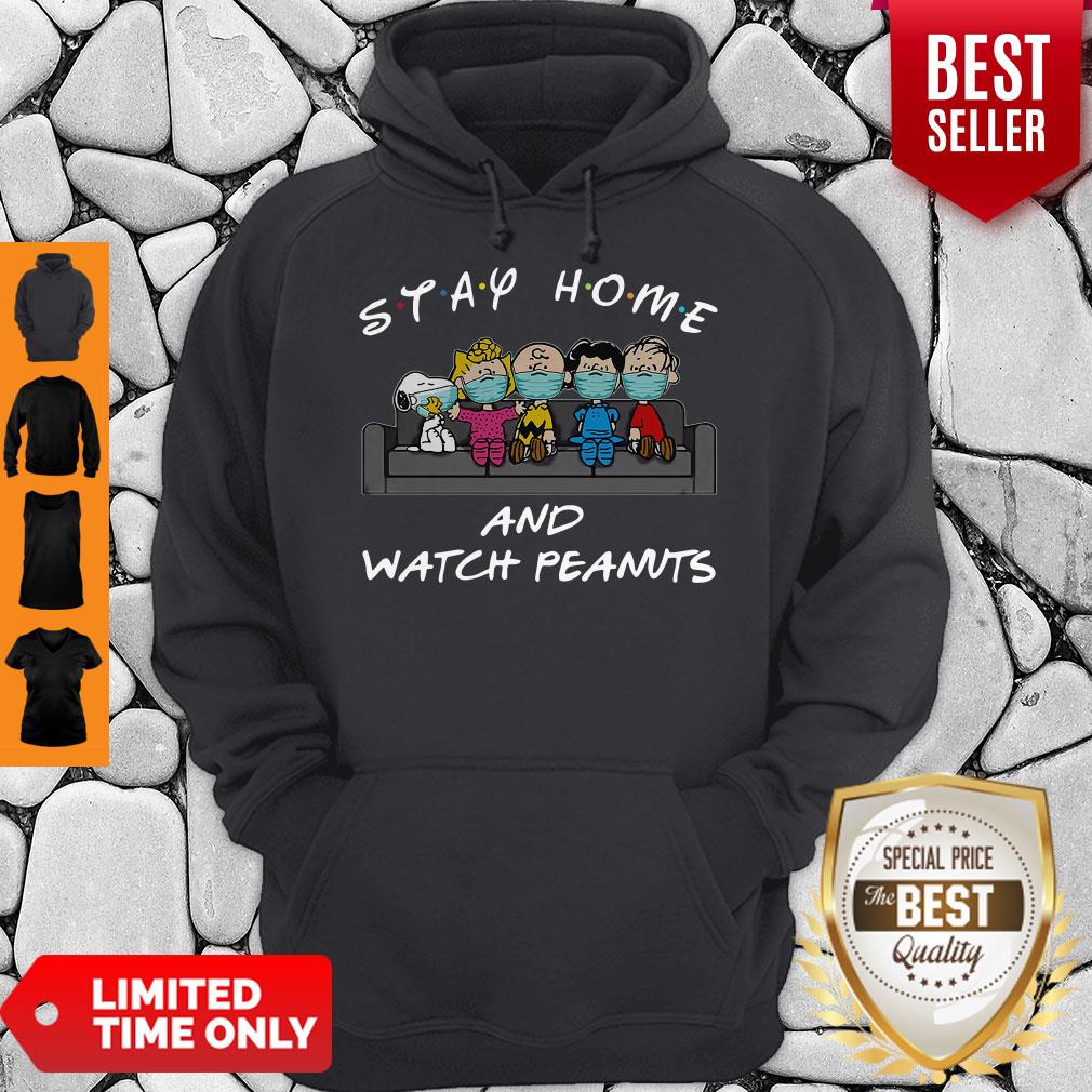 Official Stay Home And Watch Peanuts Hoodie