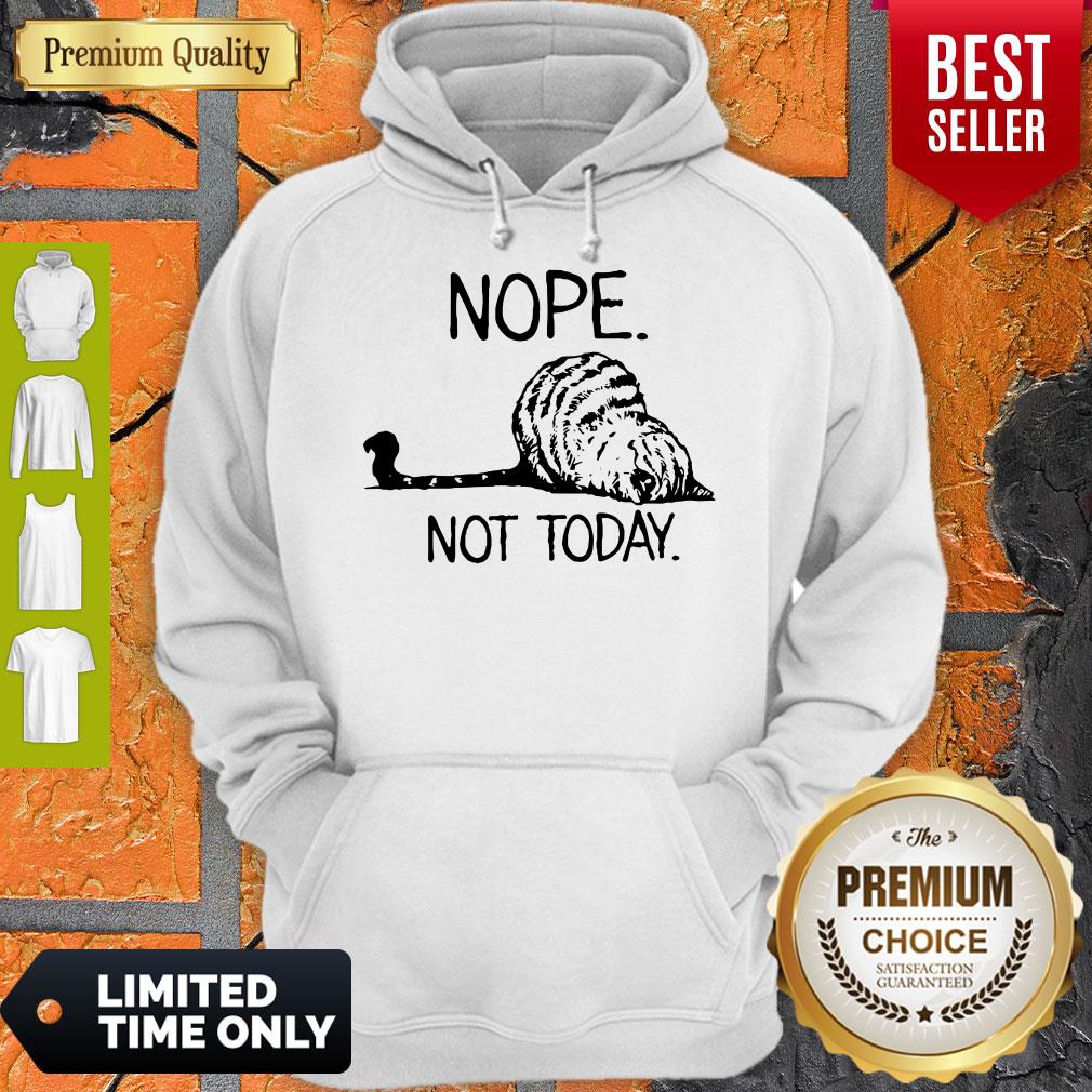 Official Cat Lazy Nope Not Today Hoodie