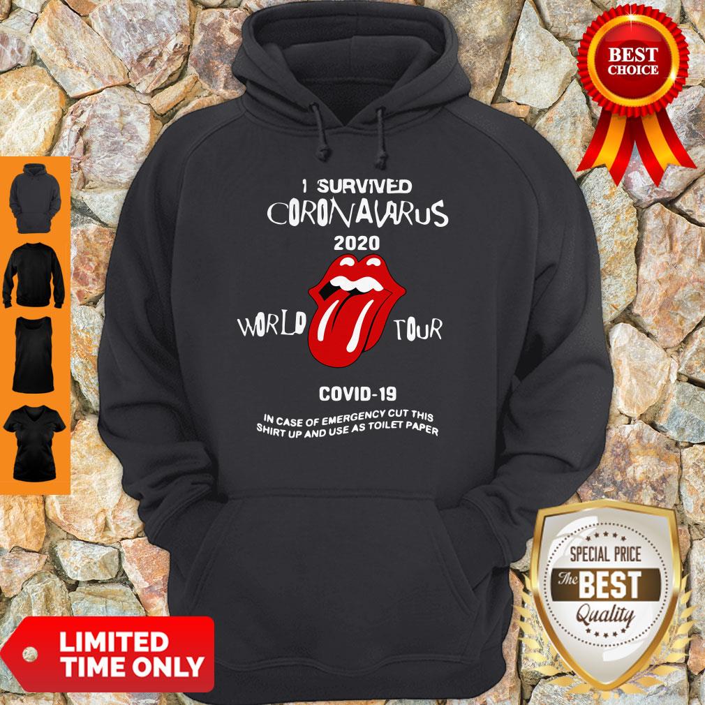 Official I Survived Coronavirus 1020 World Tour Covid 19 Hoodie