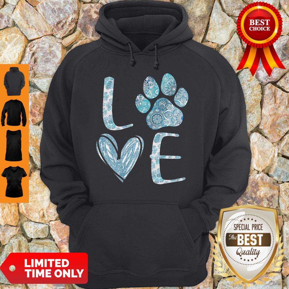 Official Lovw Paw Dog Hoodie