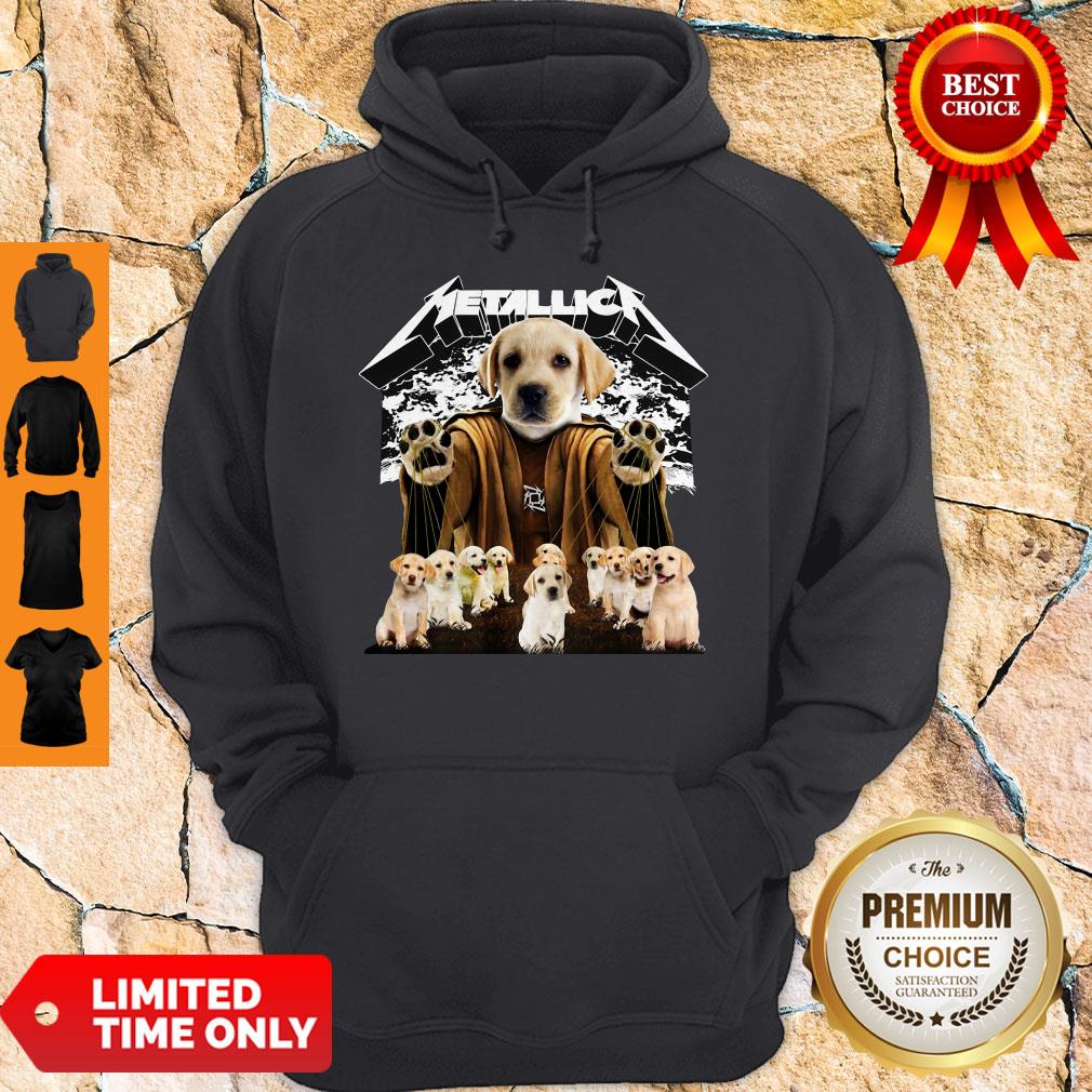 Official Metallica Labrador Retriever Master Of Puppies Hoodie