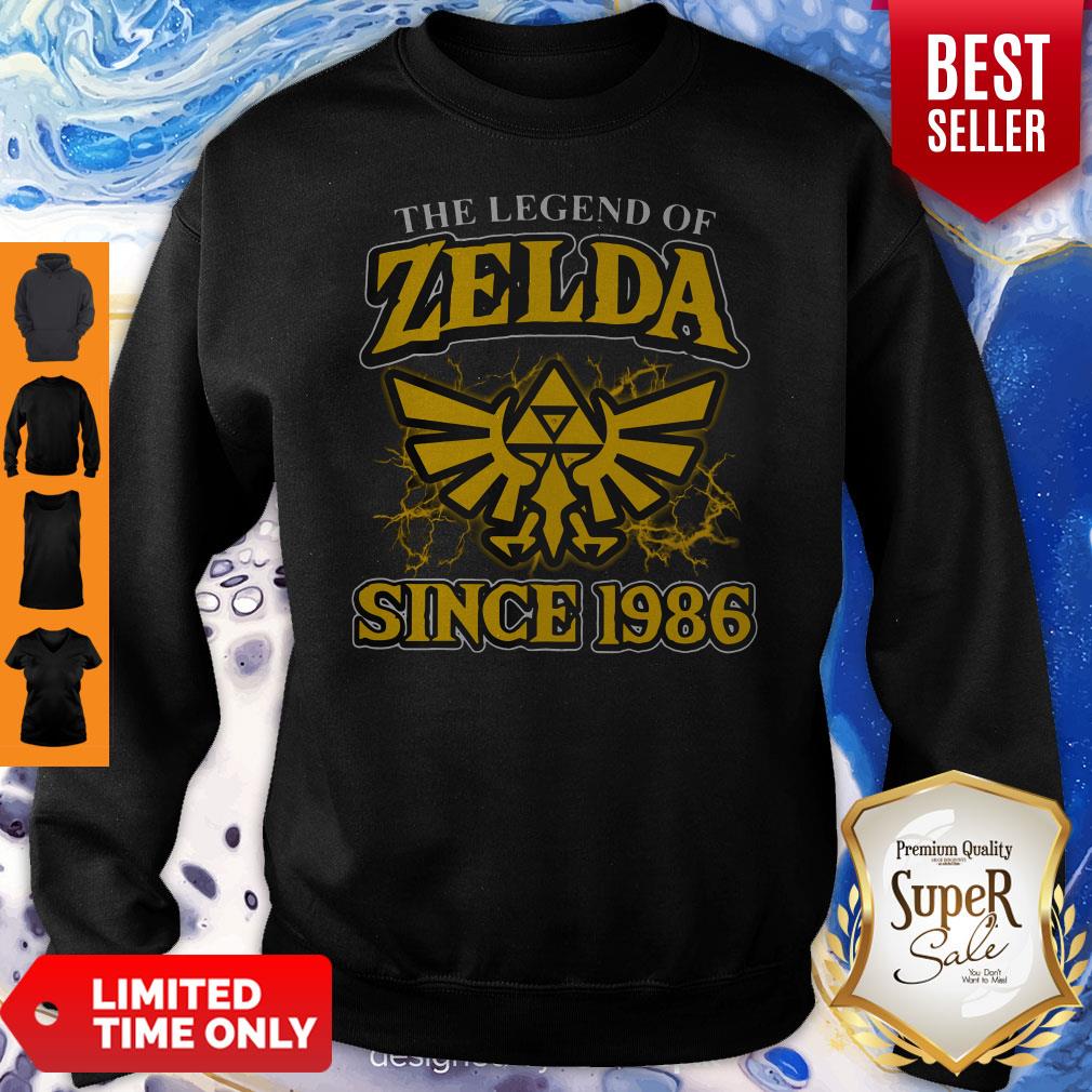 Official The Legend Of Zelda Social Distance Since 1986 Sweatshirt