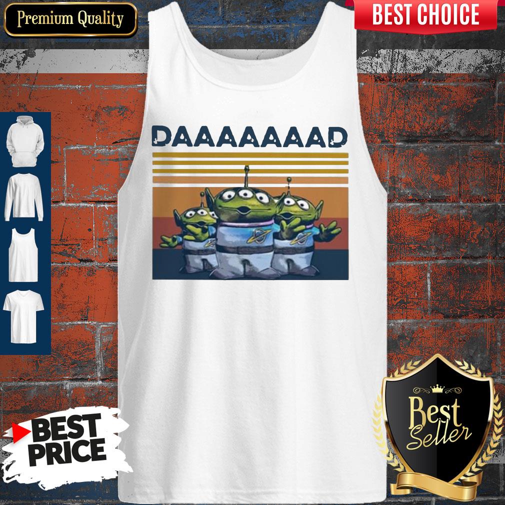 Official The Squeeze Toy Aliens Daaaaad Vintage Tank Top
