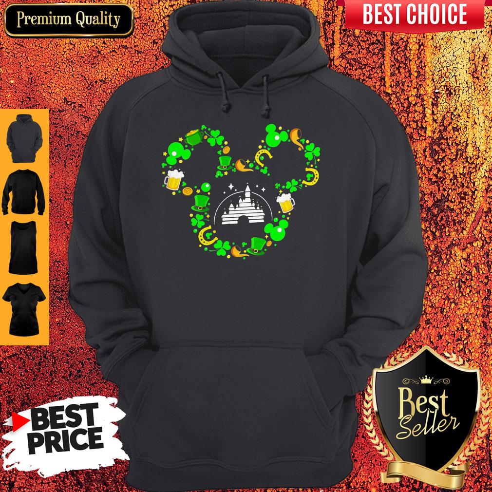 St Patrick’s Day Mickey Mouse Disney Castle Hoodie