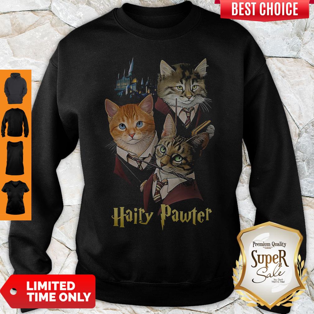 Official Cats Hairy Pawter Sweatshirt
