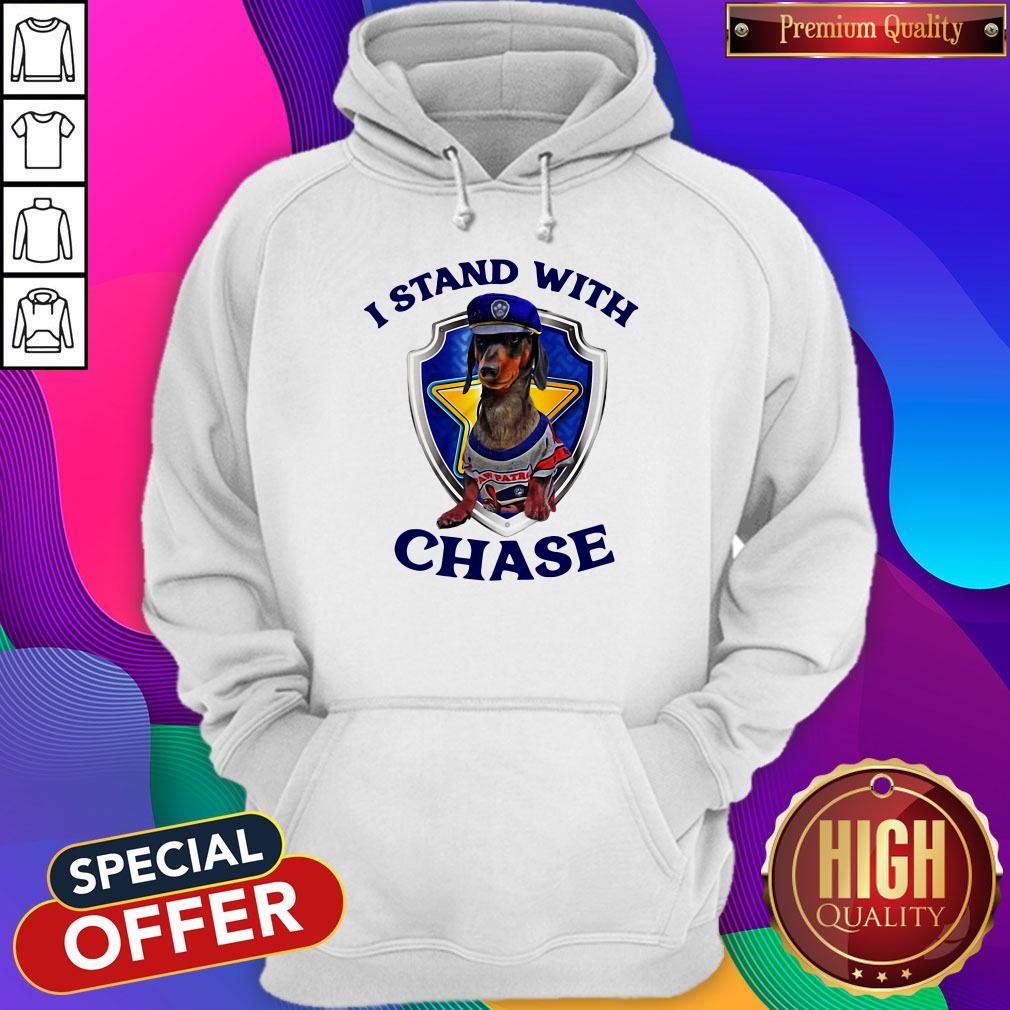 Dachshund I Stand With Chase Police Hoodie