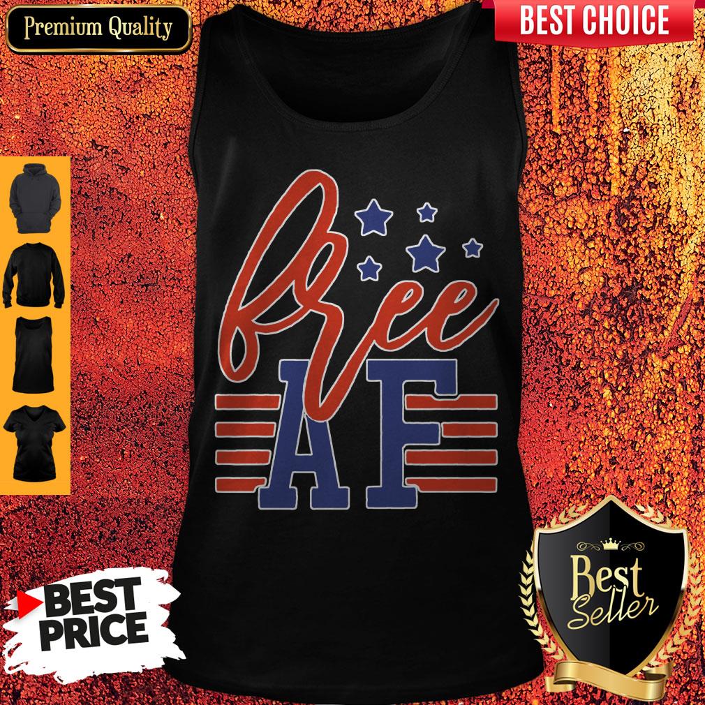 Official Free Af 4th Of July Tank Top