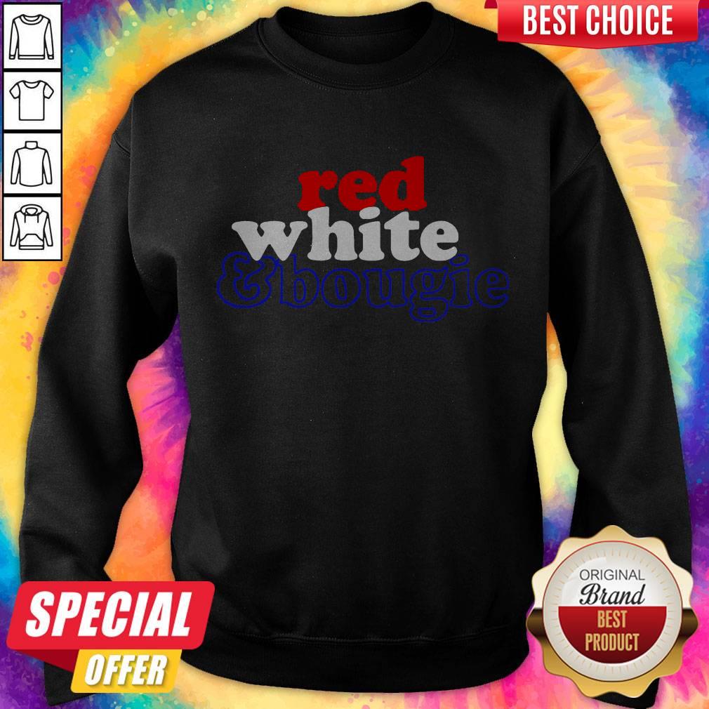 Red White Bougie Independence Day Sweatshirt