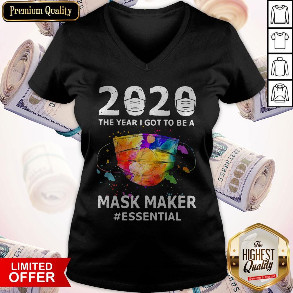2020 The Years I Got To Be A Mask Makes Essential V-neck