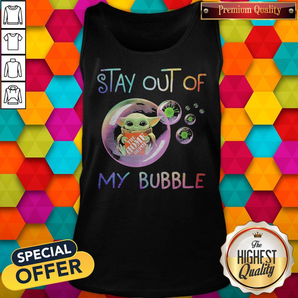 Baby Yoda Hug The Home Depot Stay Out Of My Bubble Tank Top