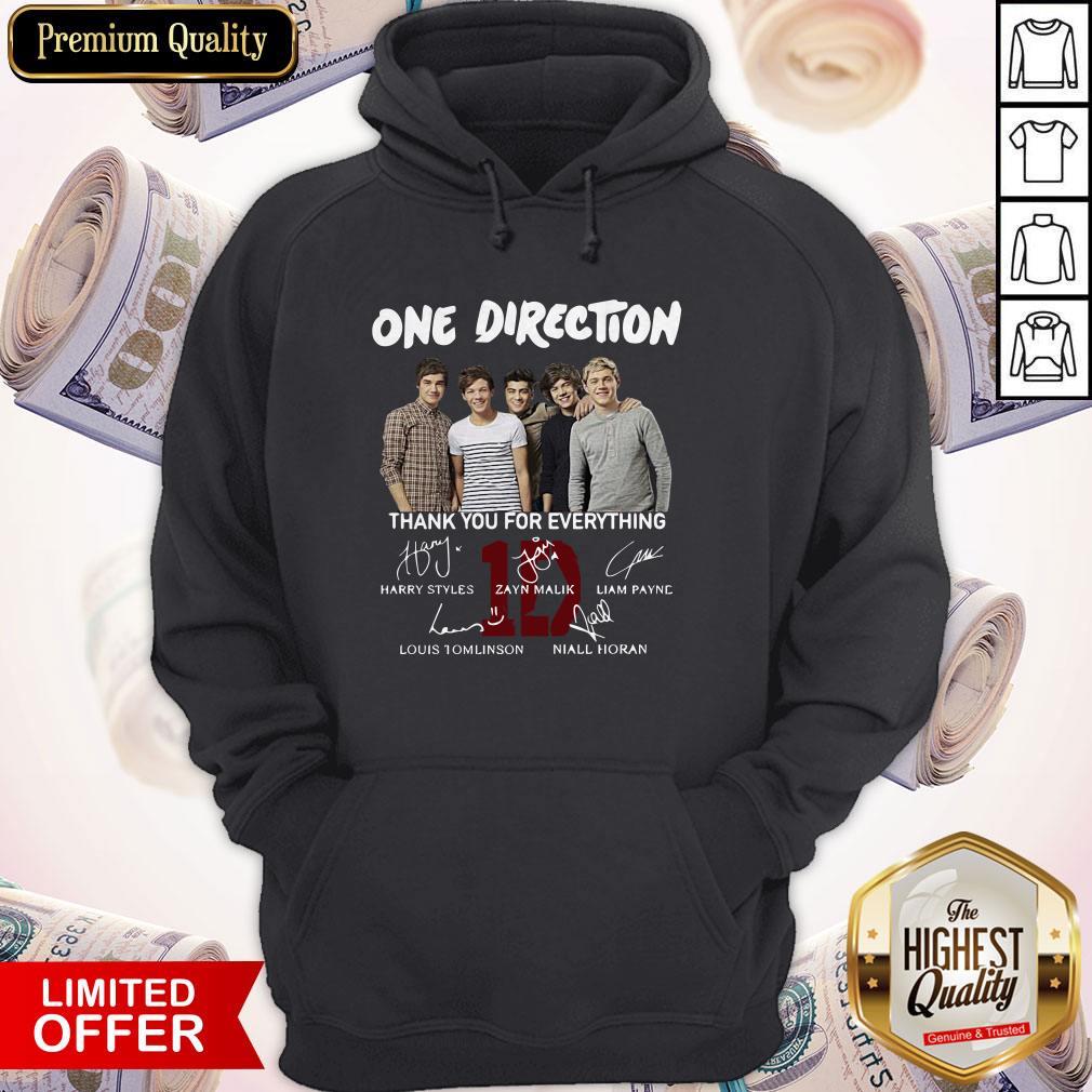 One Direction Thank You For Everything Signature Hoodie