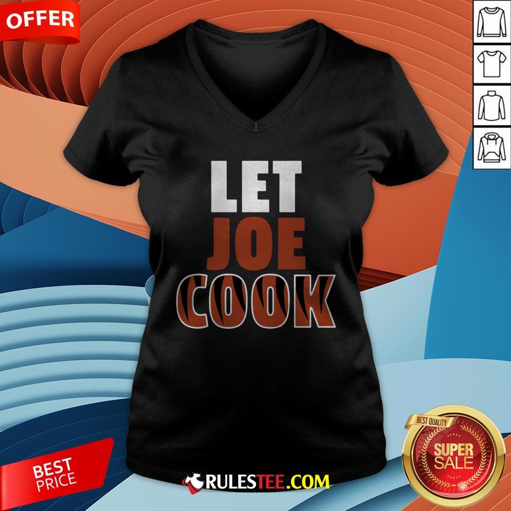 Official Let Joe Cook Cincinnati Football V-neck - Design By Rulestee.com