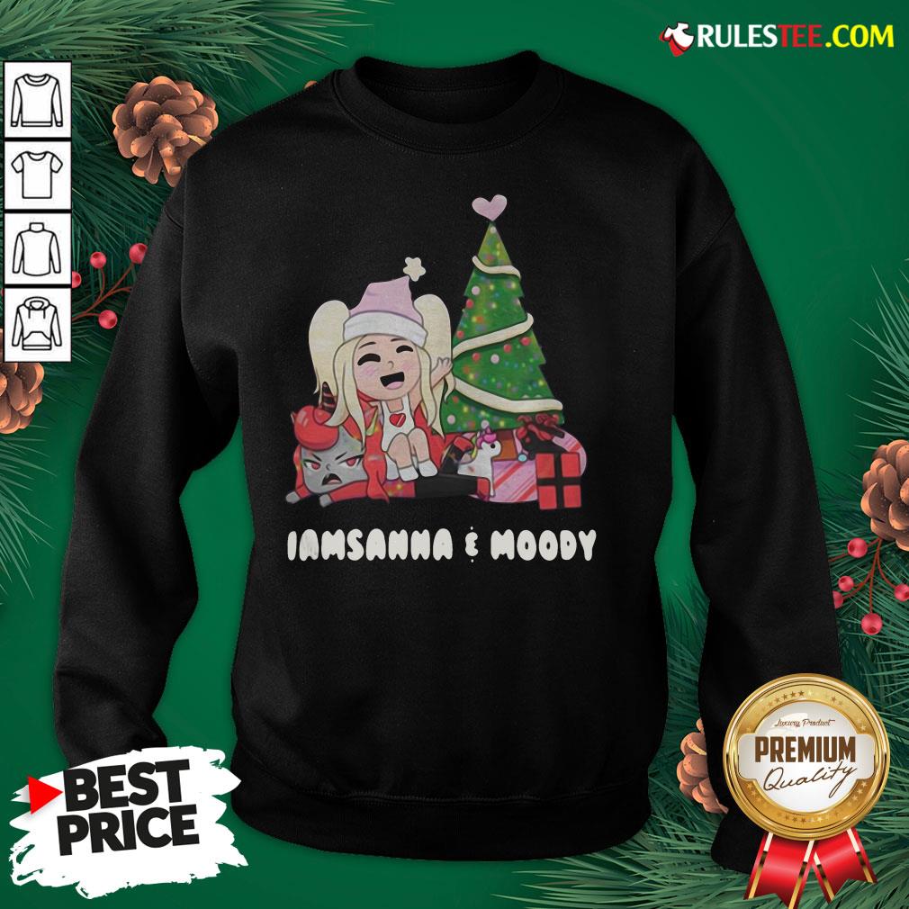 Hot Sanna Iamsanna E Moody Christmas Sweat Sweatshirt - Design By Rulestee.com