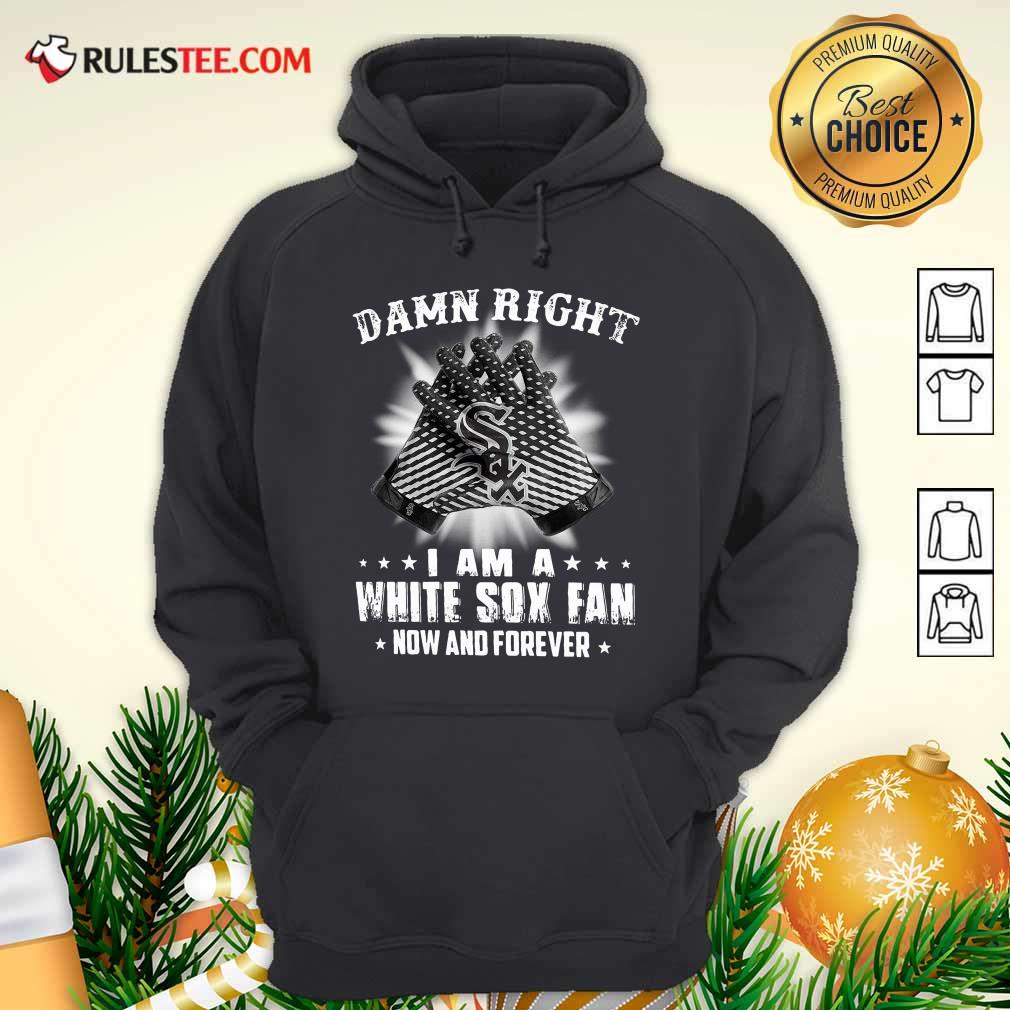 Damn Right I Am A White Sox Fan Now And Forever Stars Hoodie - Design By Rulestee.com