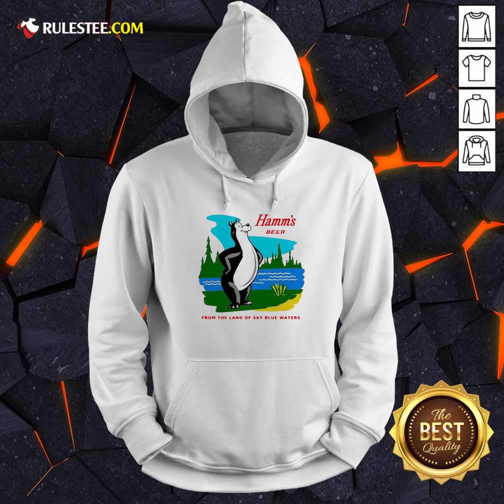Hamm’s Beer From The Land Of Sky Blue Waters Hoodie - Design By Rulestee.com