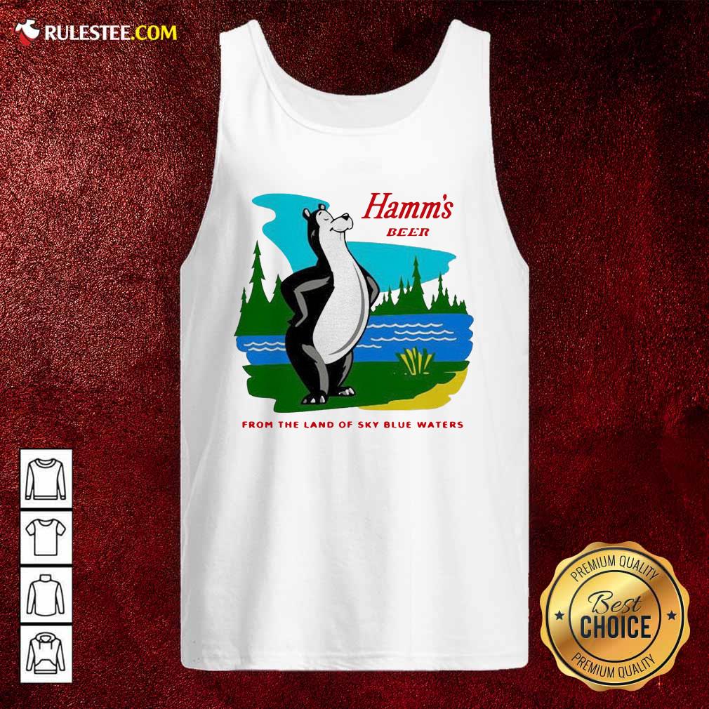 Hamm’s Beer From The Land Of Sky Blue Waters Tank Top - Design By Rulestee.com