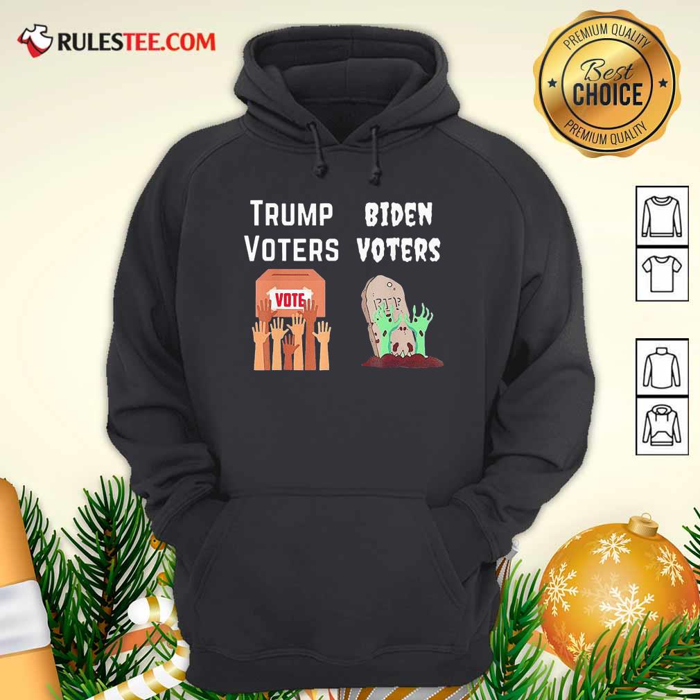 Trump Voters Against Biden Voters Hoodie - Design By Rulestee.com
