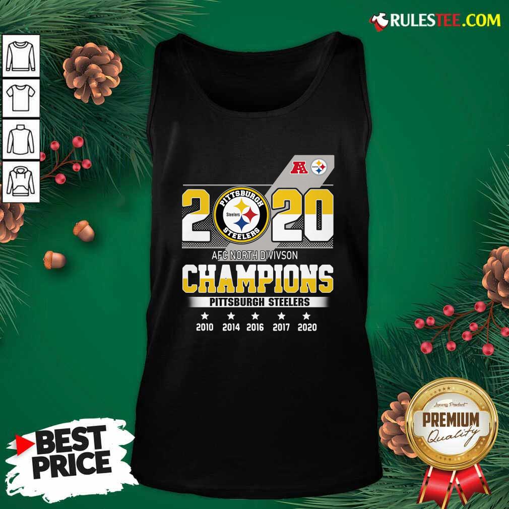 2020 AFC North Division Champions Pittsburgh Steelers Tank Top - Design By Rulestee.com