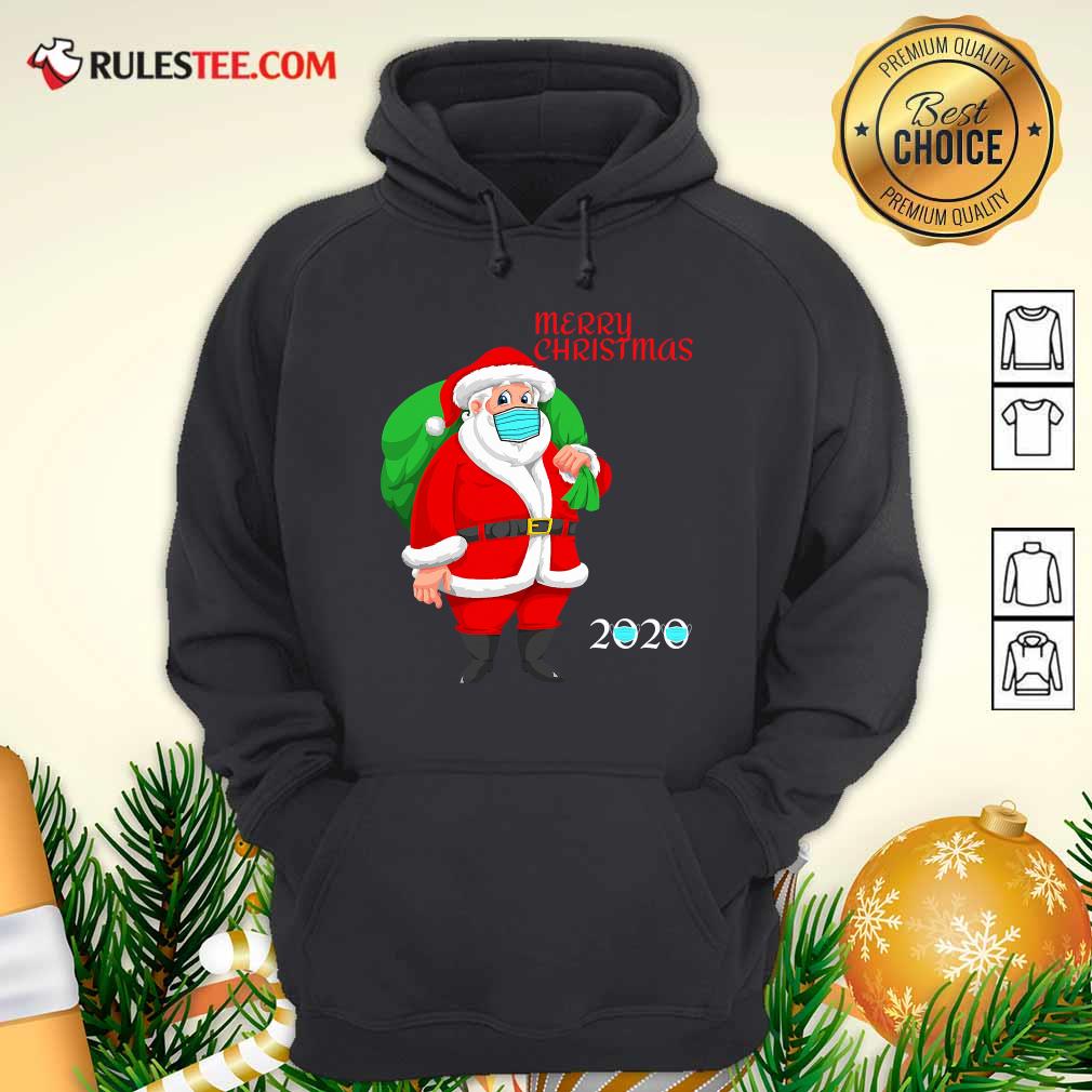 Mask Christmas Mask Santa Claus 2020 Hoodie - Design By Rulestee.com