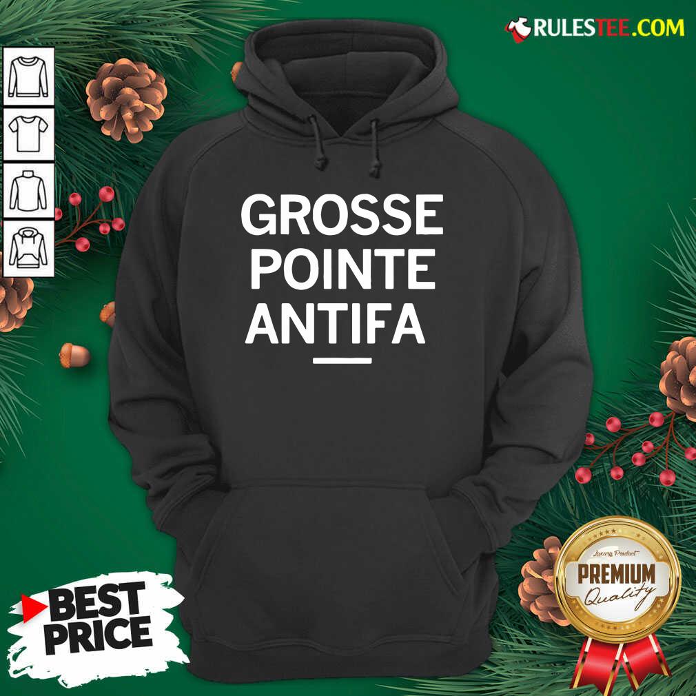 Official Grosse Pointe Antifa Hoodie - Design By Rulestee.com