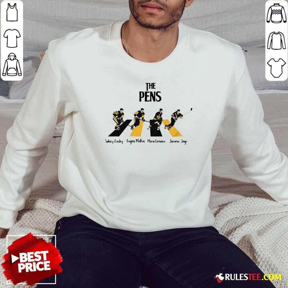 The Pittsburgh Penguins Sidney Crosby Evgeni Malkin Abbey Road Sweatshirt - Design By Rulestee.com