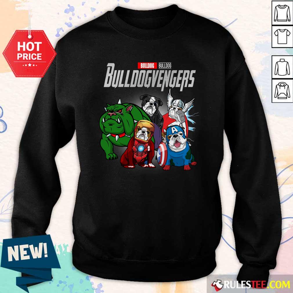 Marvel Avengers Bulldog Bullvengers Sweatshirt - Design By Rulestee.com