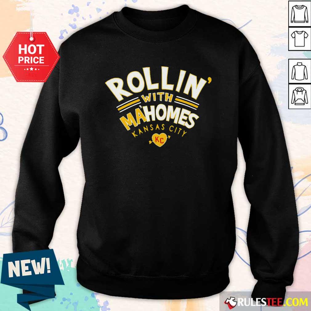 Rollin With Mahomes Kansas City Sweatshirt - Design By Rulestee.com