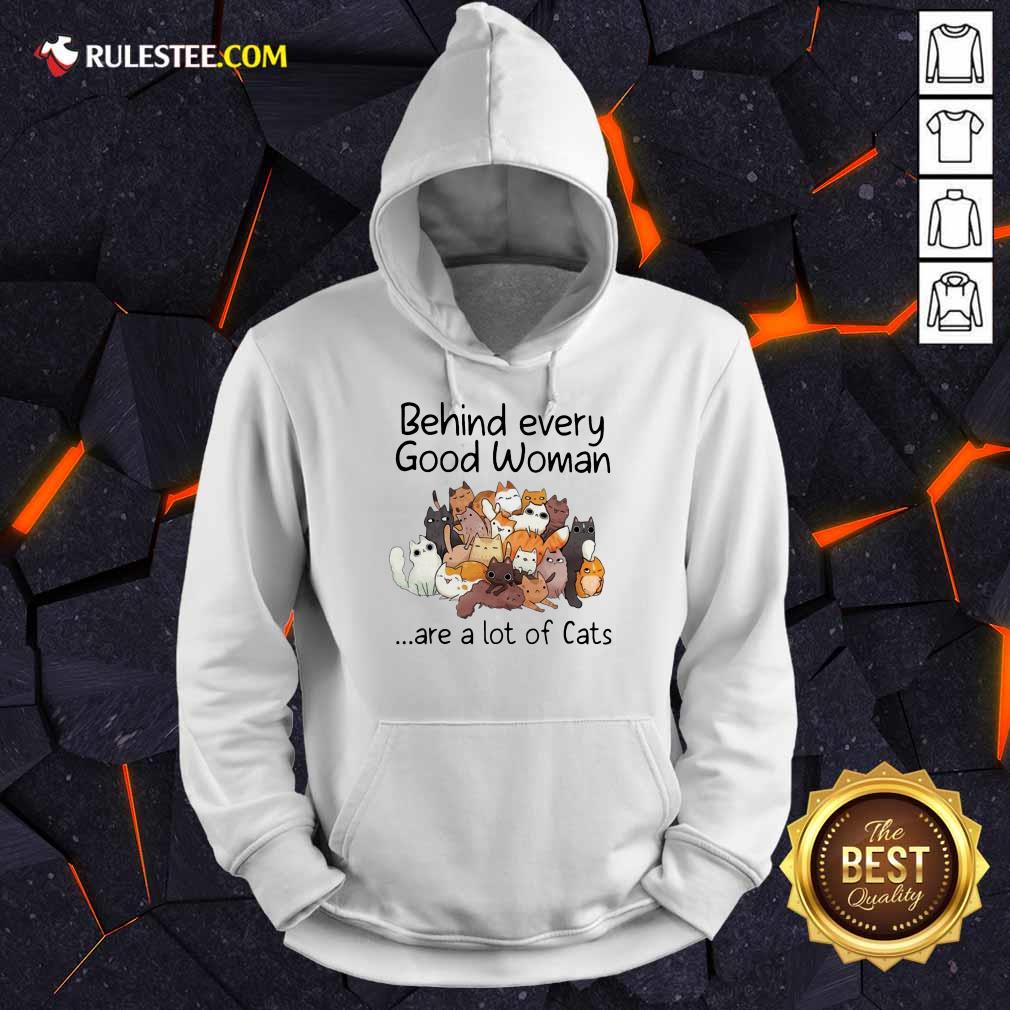 Delighted Every Woman A Lot Of Cats Hoodie