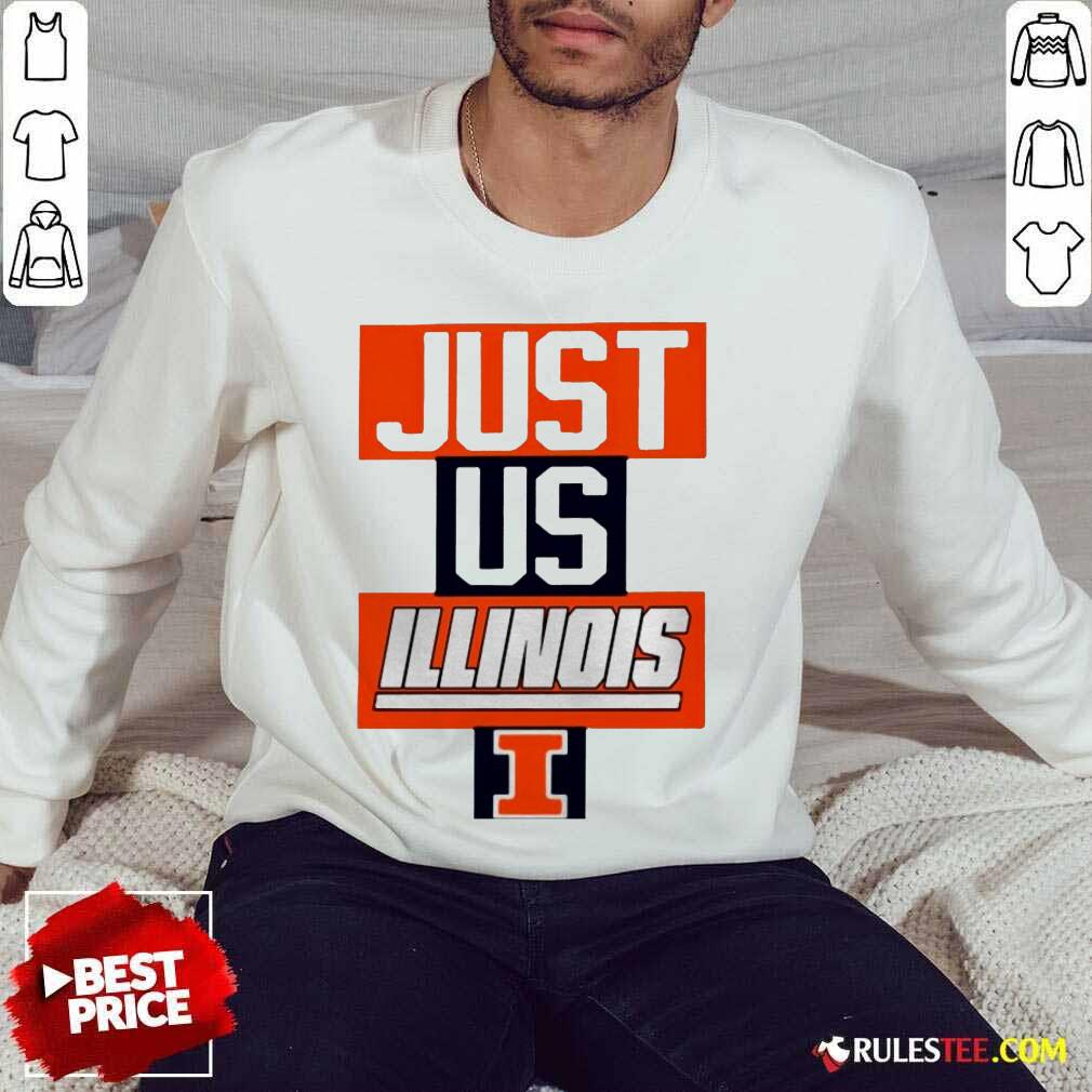 Great Fighting Just Us Illinois 2021 Sweater
