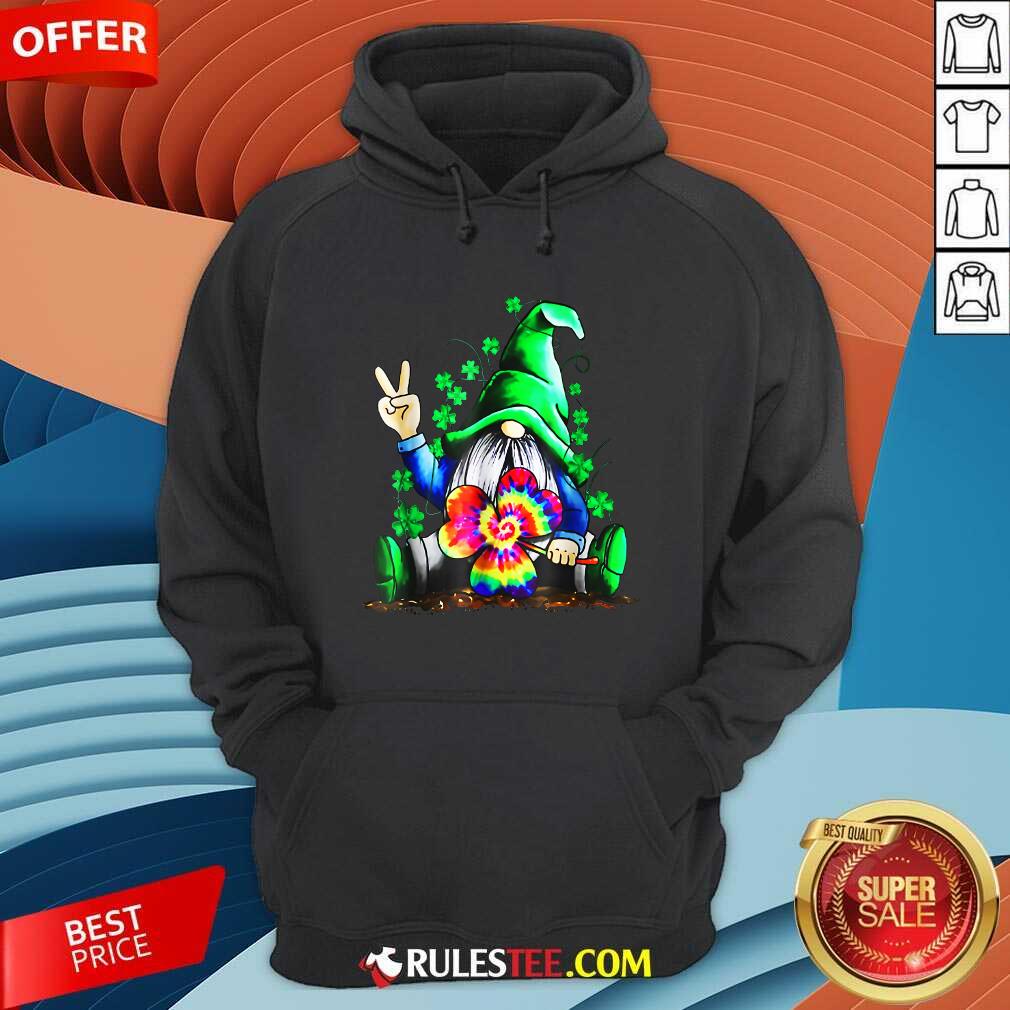 Hippie Gnome Happy Patricks Day Hoodie - Design By Rulestee.com