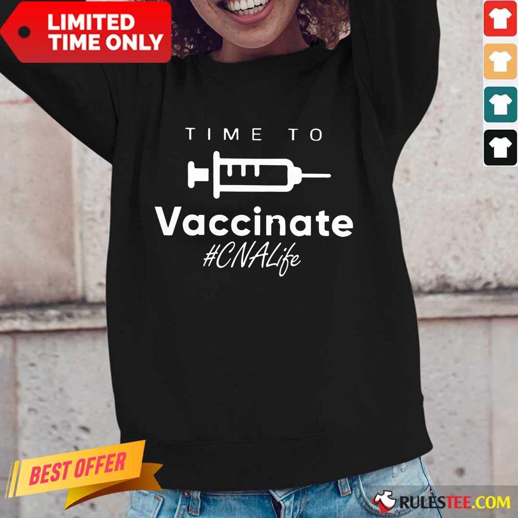 Positive Vaccinate Respiratory CNA Life Long-sleeved 