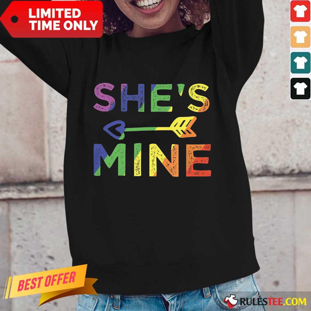 Awesome LGBT Shes Mine Long-Sleeved