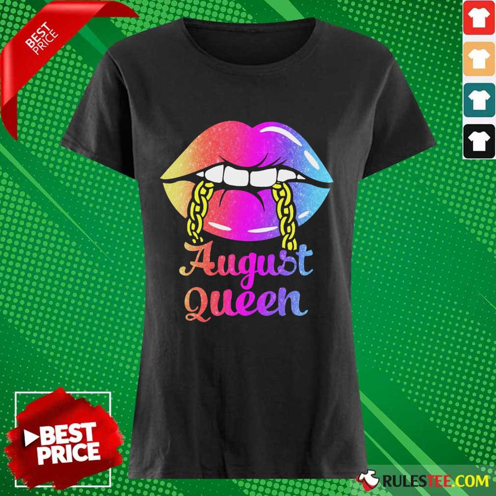 Awesome Lips August Queen Ladies Tee 