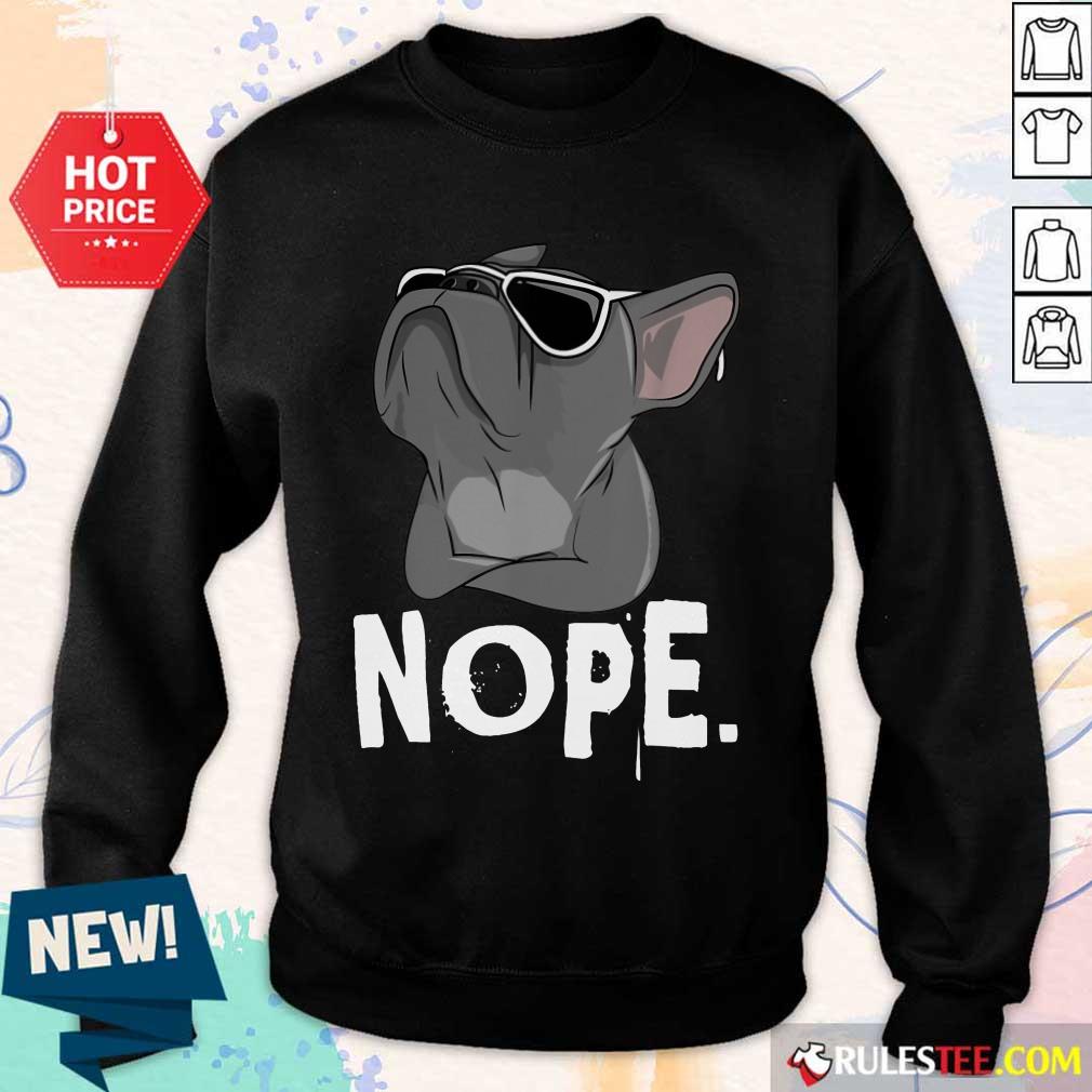 Happy Nope Lazy Frenchie Bulldog Sweater