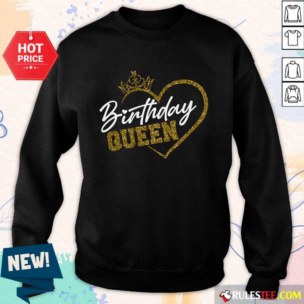 Birthday Queen Heart Sweater