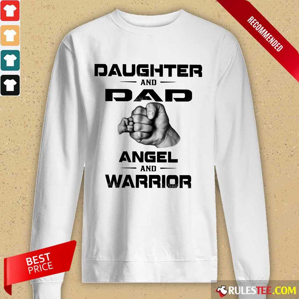 Daughter And Dad Angel And Warrior Long-Sleeved