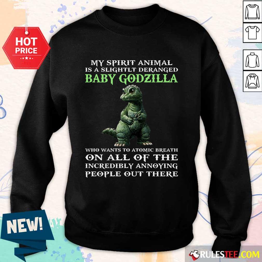 My Spirit Animal Baby Godzilla Sweater