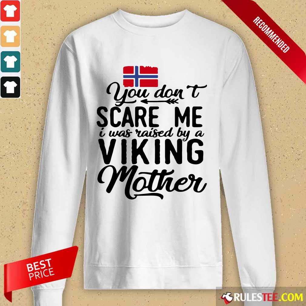 Norwegian Flag Scare Me Viking Mother Long-Sleeved