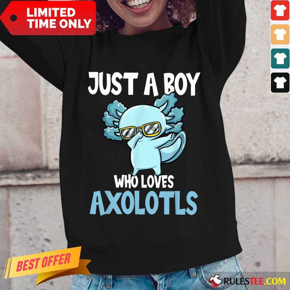 Just A Boy Axolotls Kawaii Long-Sleeved