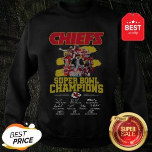 Chiefs Super Bowl Champions Signatures Sweatshirt